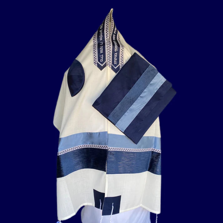 Tallit - Men's Blue