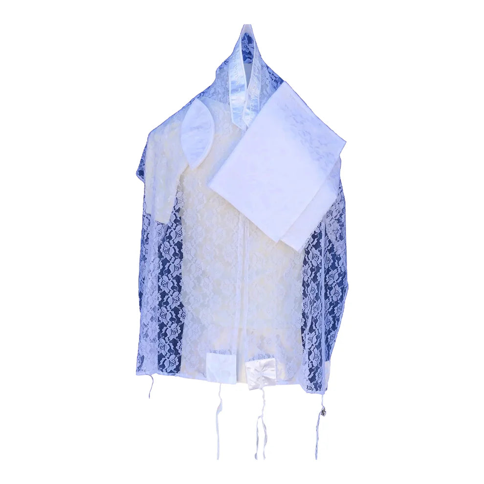 Tallit - White Lace