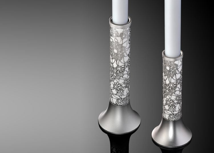 Candlesticks - Metalace - Late Blooming