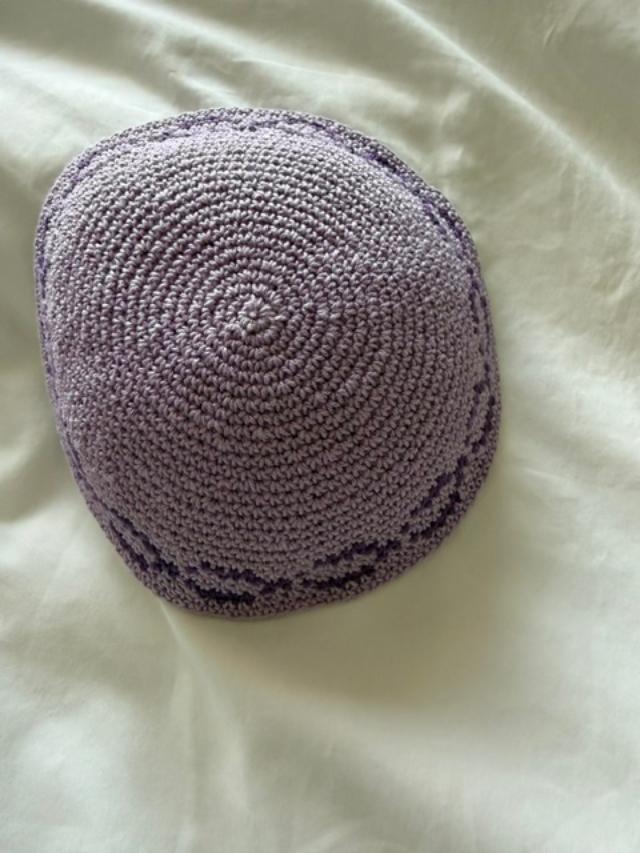 Kippah - Woven lavender