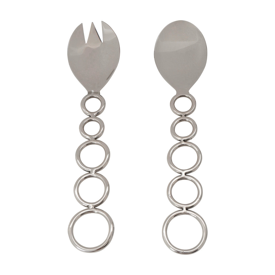 Sphere Salad Servers - Stainless
