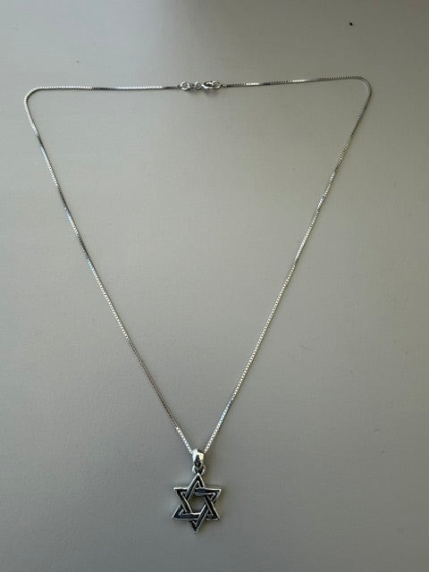 Necklace - Sterling Star of David