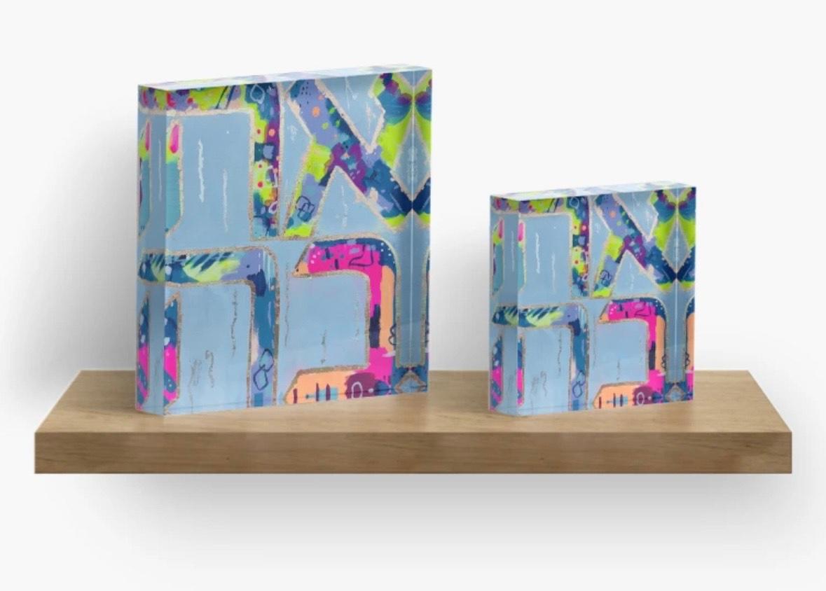 Acrylic Block - Ahava (Small)