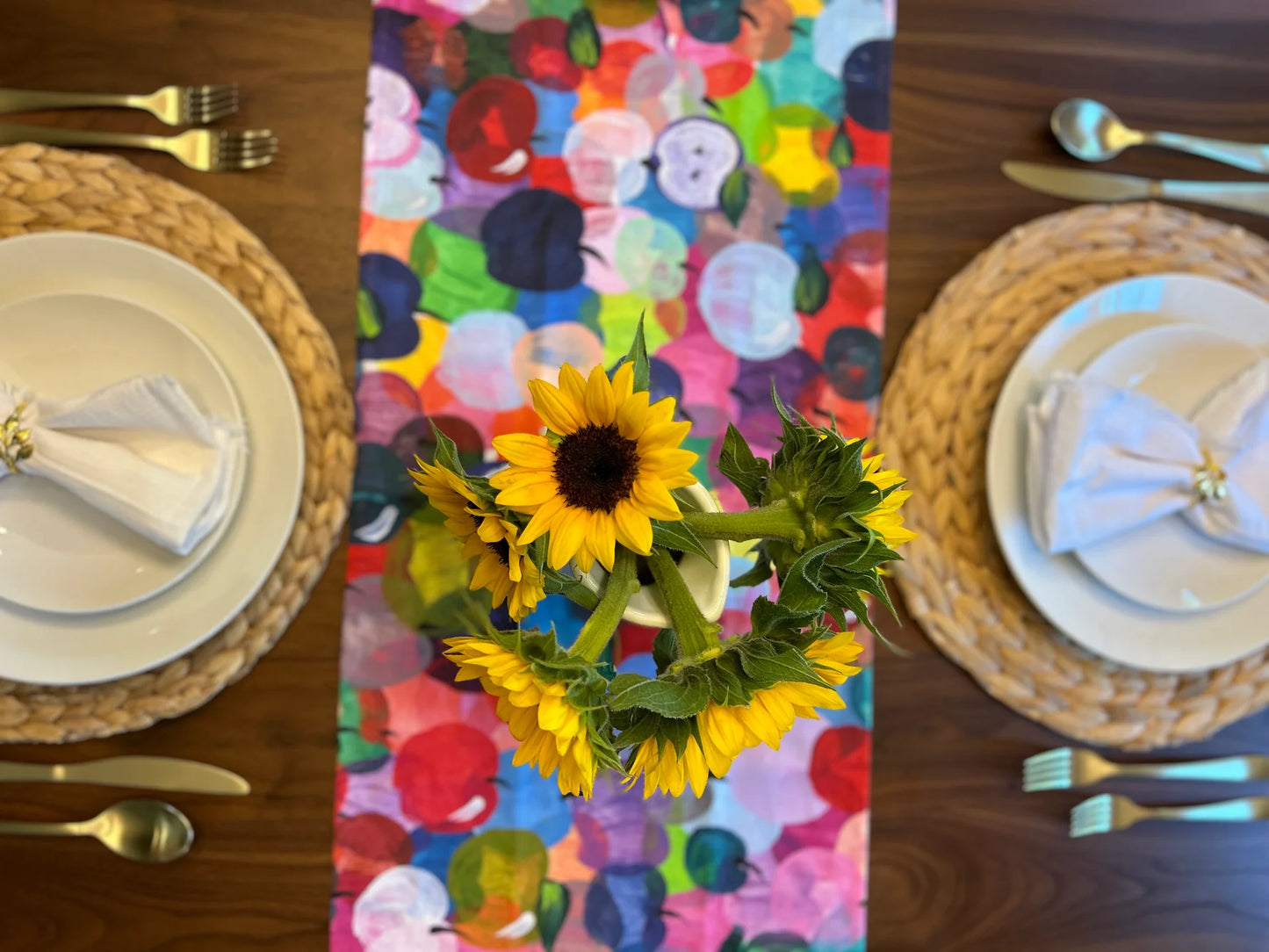Table Runner - Rainbow Apple - Short