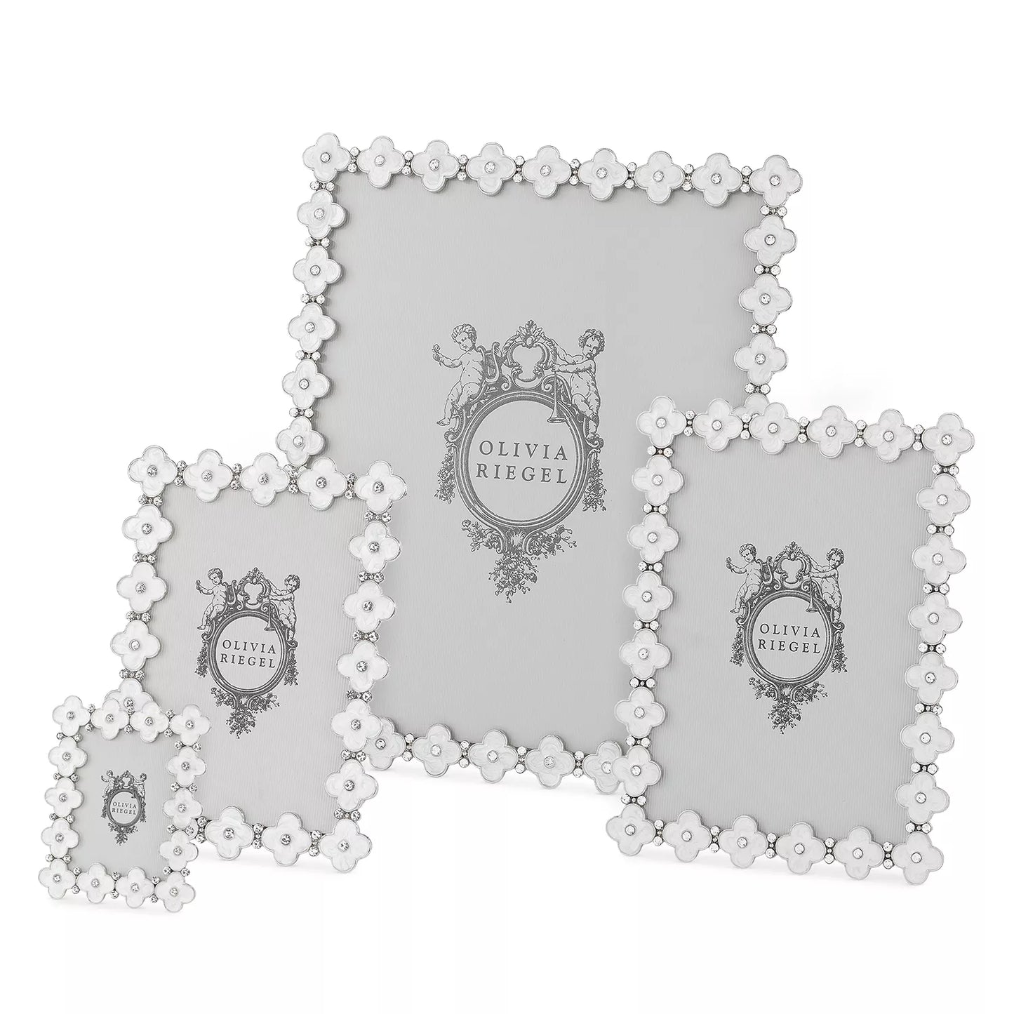 Frame - Olivia Riegel Enamel Clover White - 8 x 10