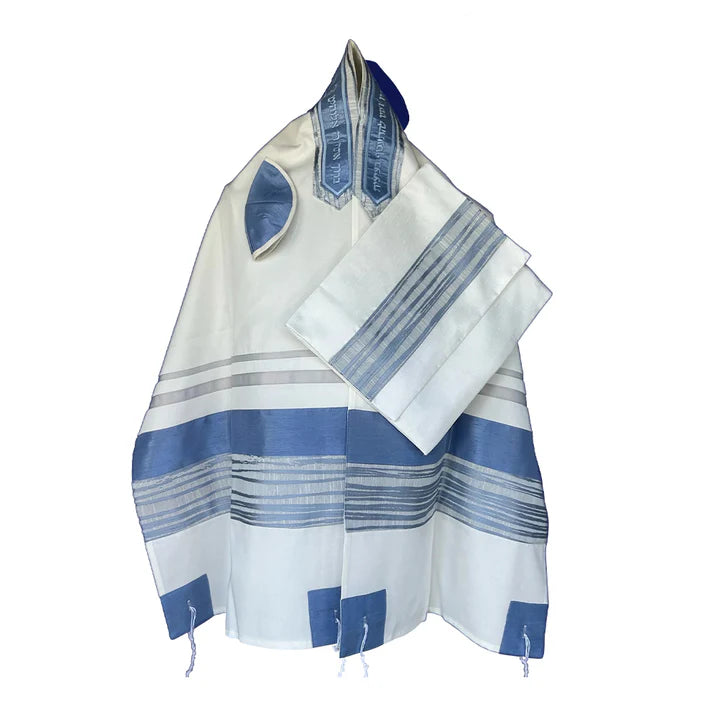 Tallit - Light Blue Wave