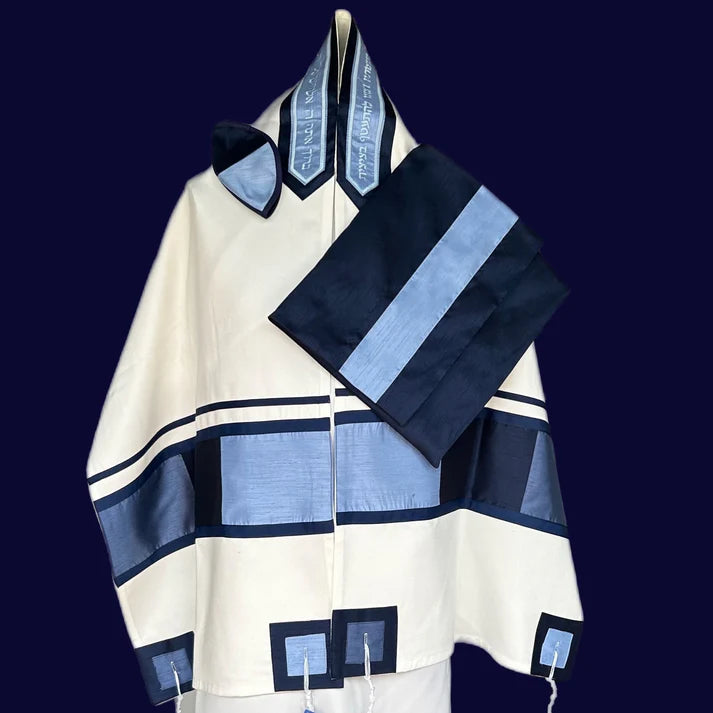 Tallit - Men's Blue