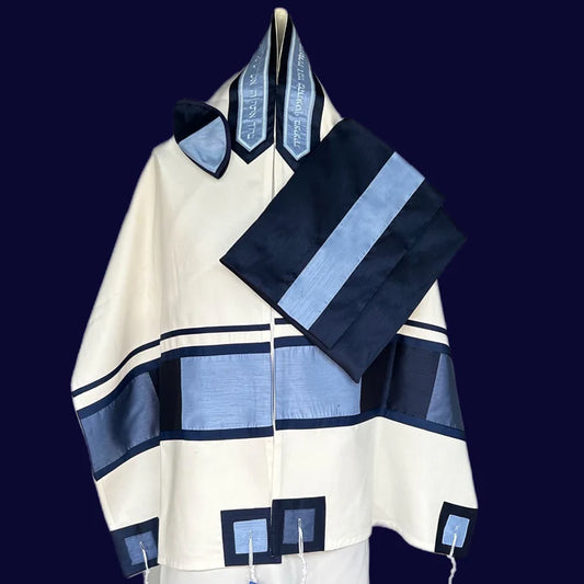 Tallit - Men's Blue
