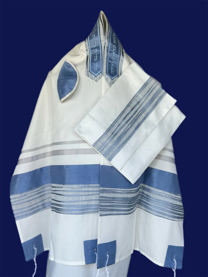 Tallit - Men's Blue