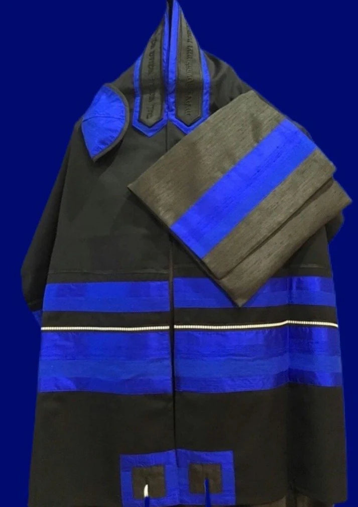 Tallit - Men's Blue