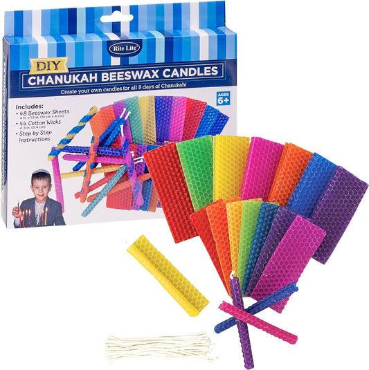 Chanukah Beeswax Candles Kit - DIY