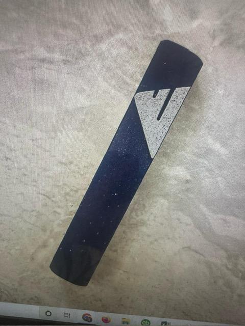 Mezuzah - Blue and White Terrazo