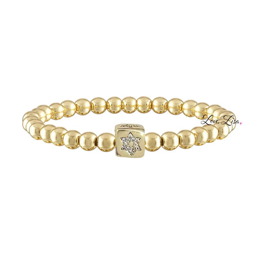 Bracelet - Emily Star of David (Gold)