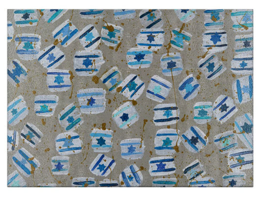 Drip Tray - Israel Flag Gold