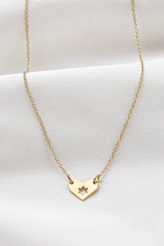 Necklace - Israel at Heart Gold