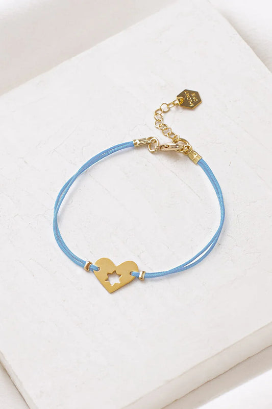 Bracelet - Israel at Heart Light Blue