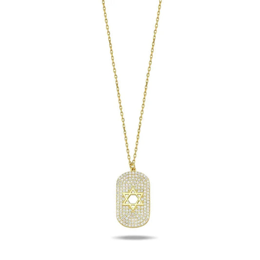 Necklace - Jewish Star Tag