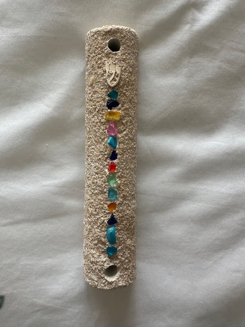 Mezuzah - Dead Sea Stone (Multi)