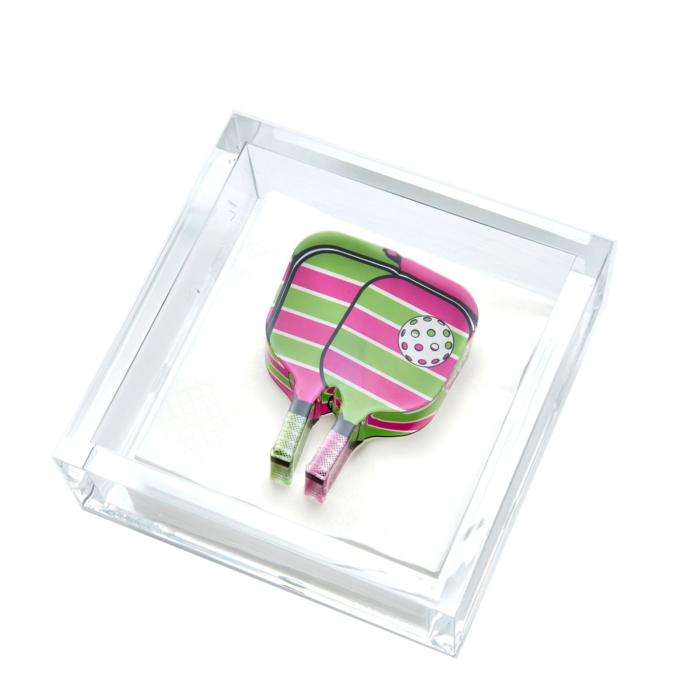 Cocktail Napkin Holder - Pickleball