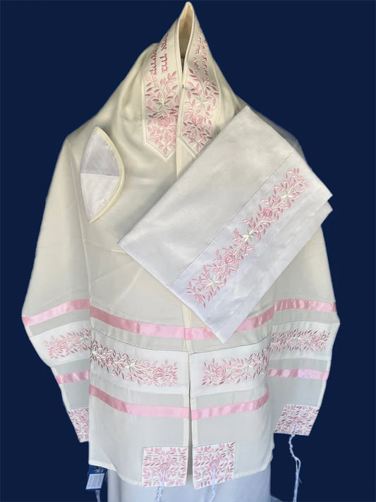 Tallit - Pink Rose
