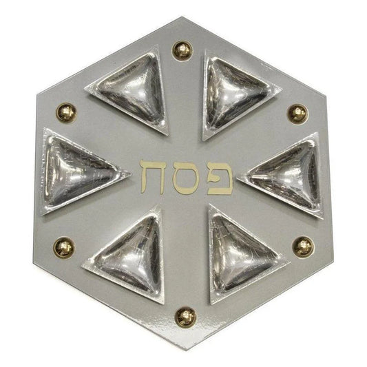 Seder Plate - Polygon Magnet Seder Plate by Joy Stember