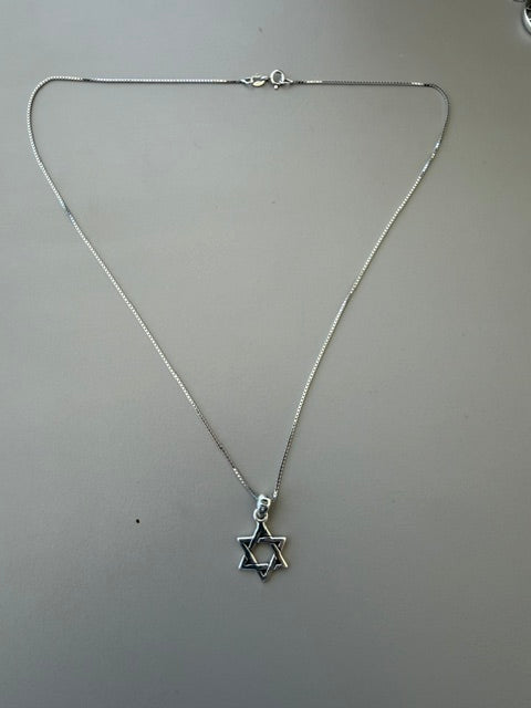 Necklace - Sterling Star of David