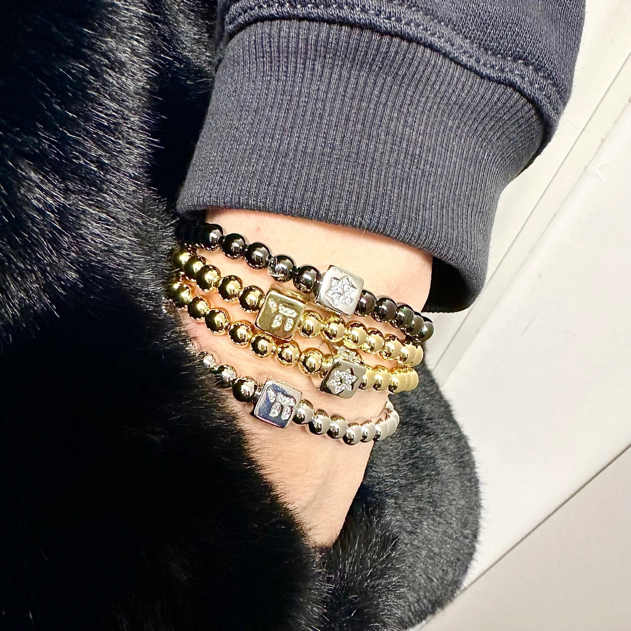 Bracelet - Emily Star of David (Gold)