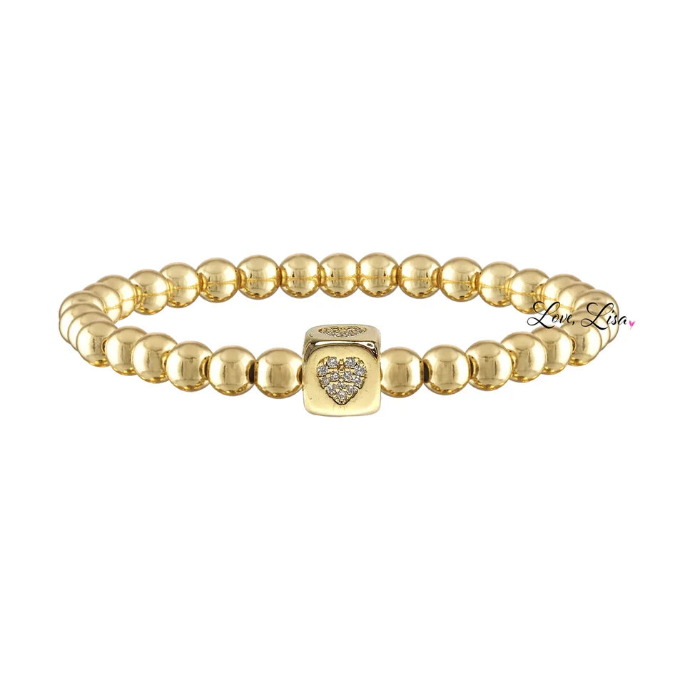 Bracelet - Emily Heart (Gold)