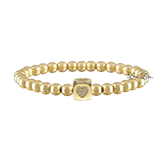 Bracelet - Emily Heart (Gold)