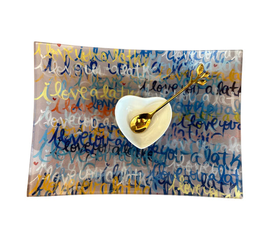 Latke/Serving Tray - I Love you a Latke