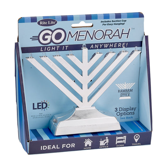 Menorah - Rambam Style "Go Menorah"