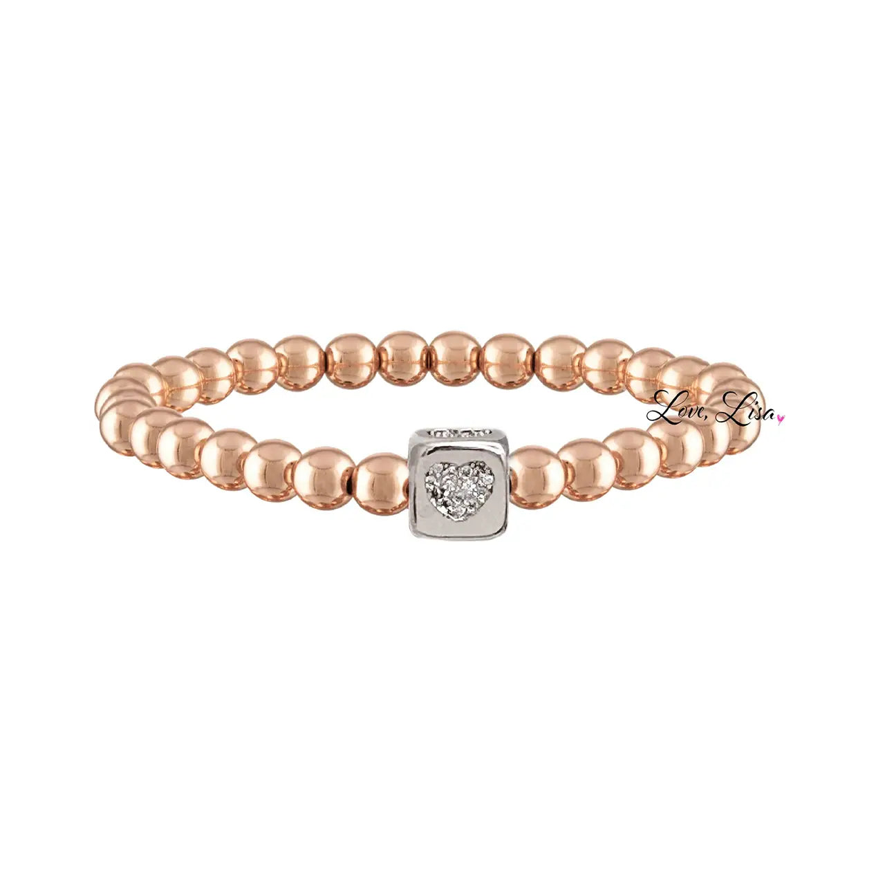 Bracelet - Emily Heart (Rose Gold)