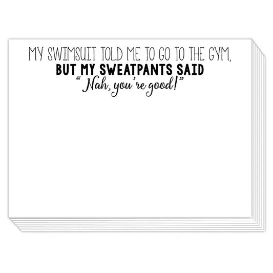 Slab Pad - My Swimsuit Said