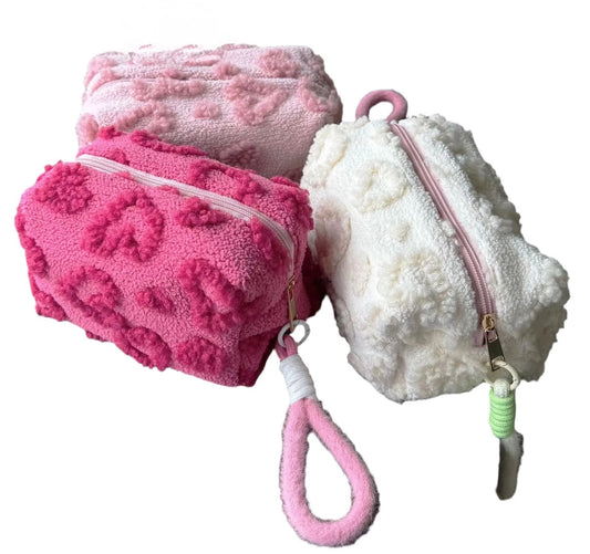 Cosmetic Bag - Towel Heart