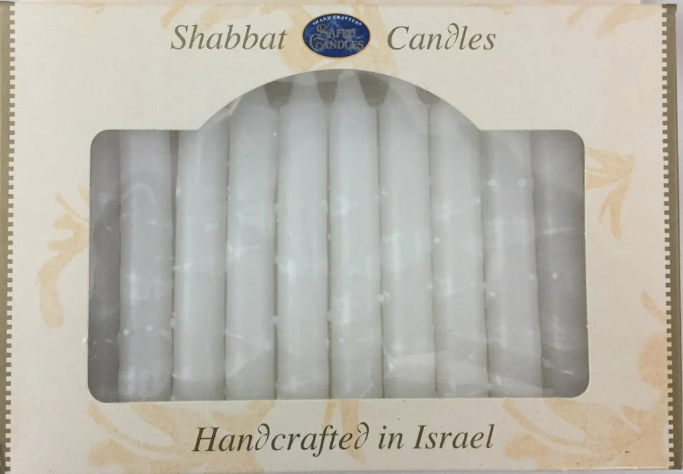 Shabbat Candles - White