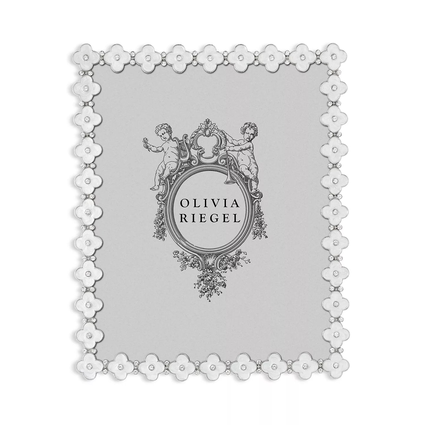 Frame - Olivia Riegel Enamel Clover White - 8 x 10